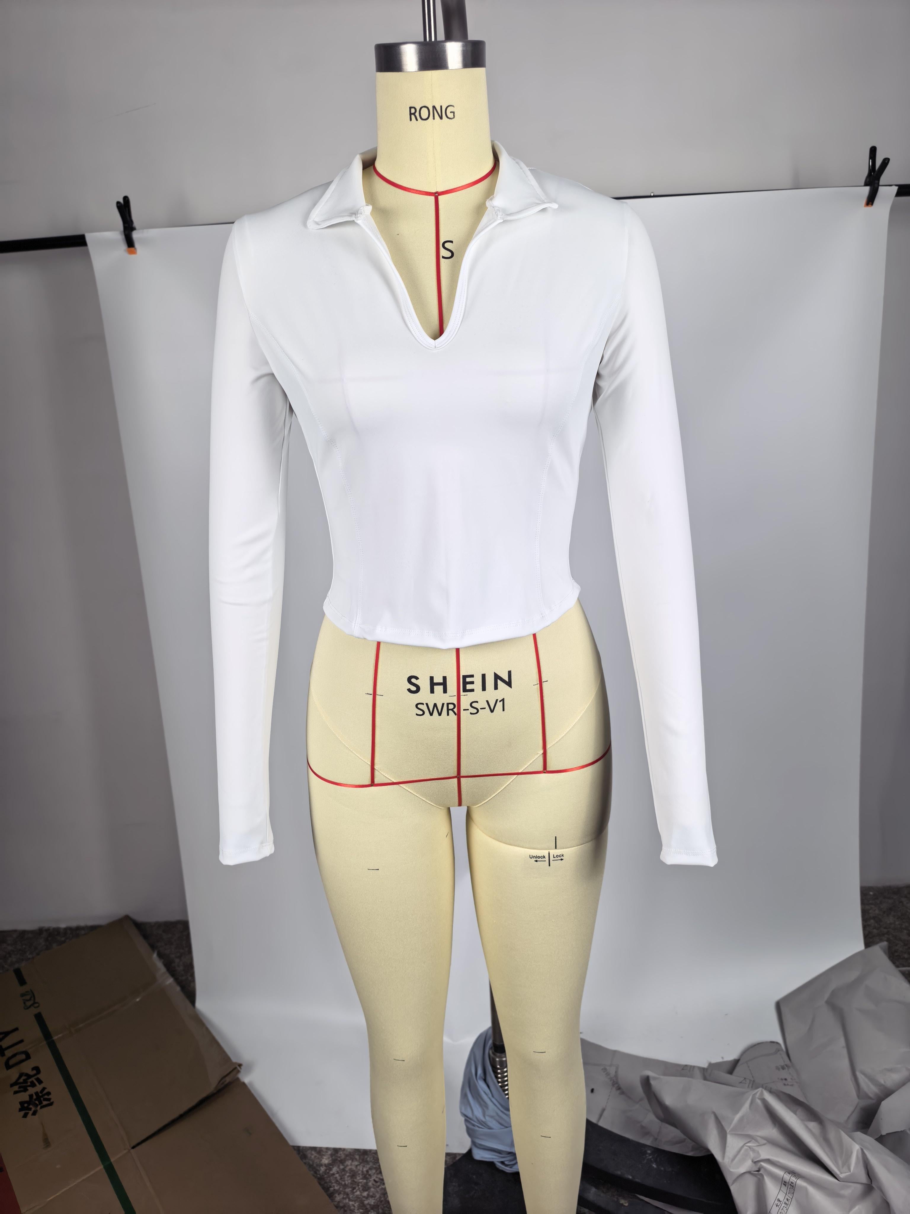 Slim Fit Collared Athletic Shirt
