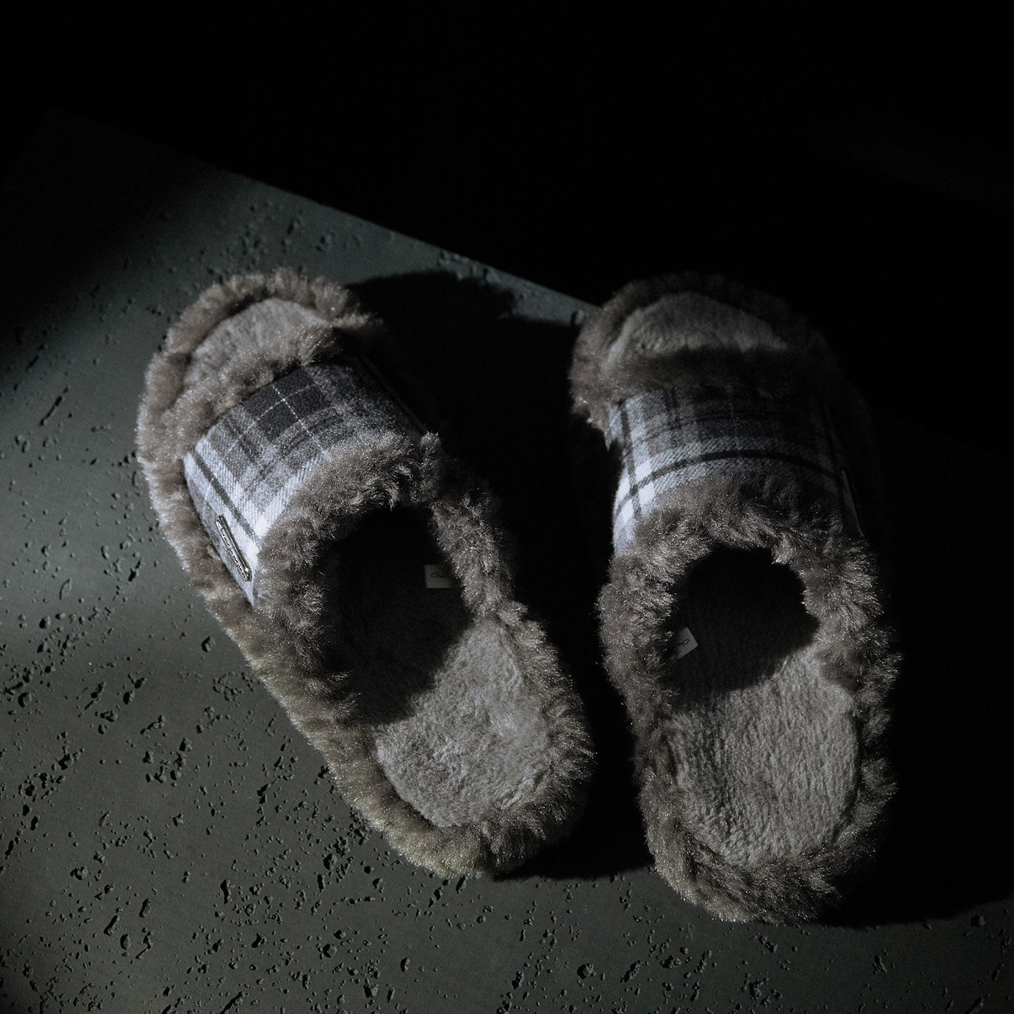 Ultra Plush Cozy Plaid Slippers