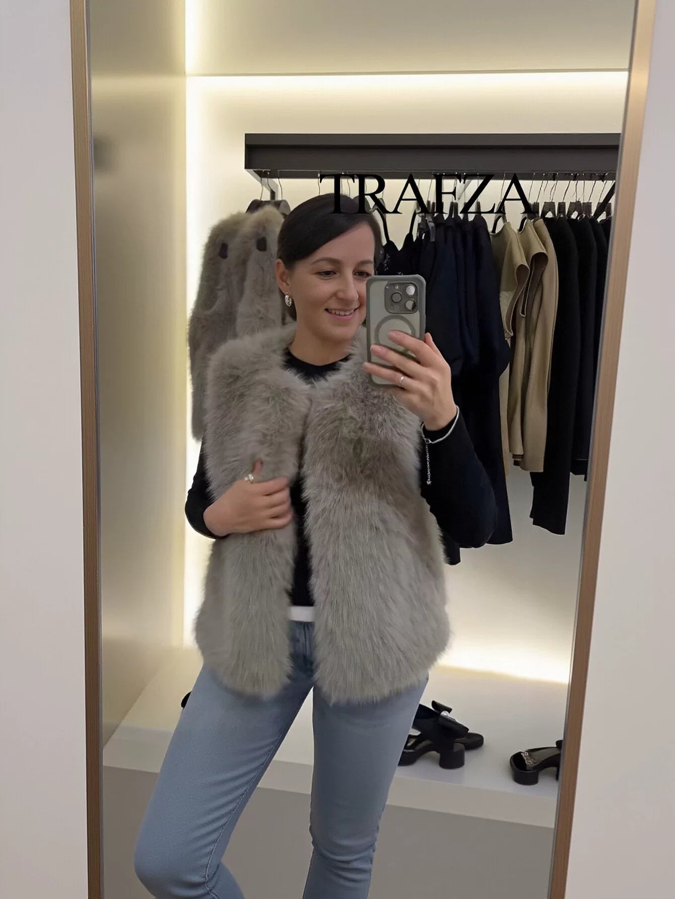 Cozy Plush Faux Fur Vest