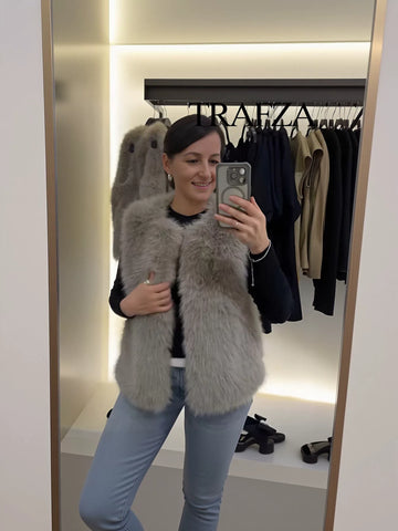 Cozy Plush Faux Fur Vest