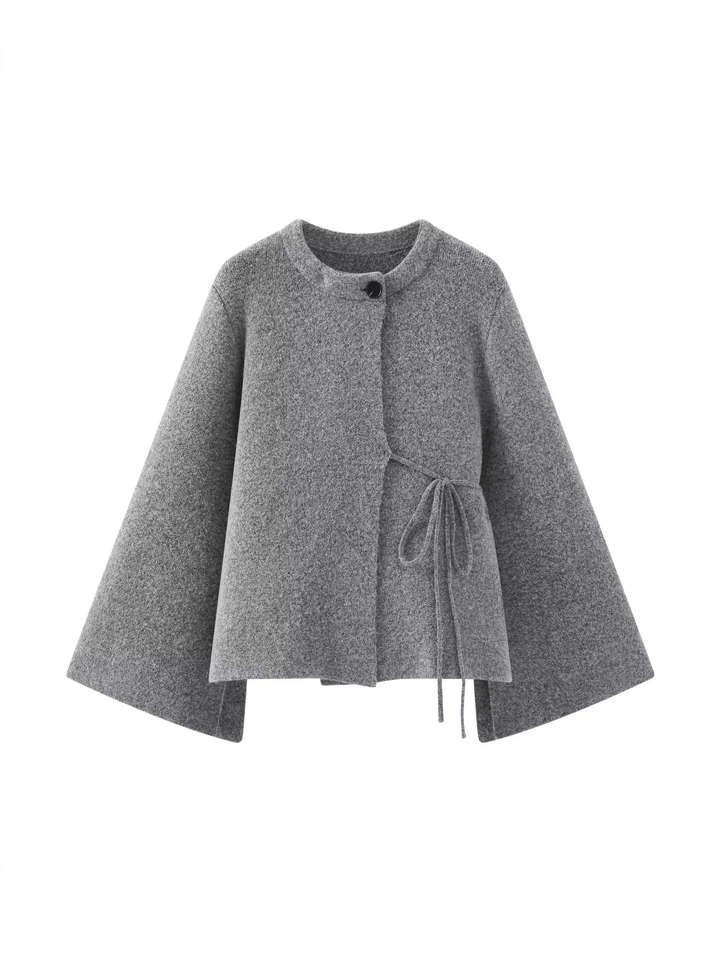 Cozy Tie Waist Knit Cardigan