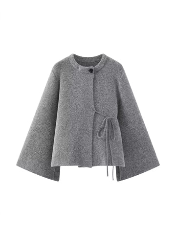 Cozy Tie Waist Knit Cardigan