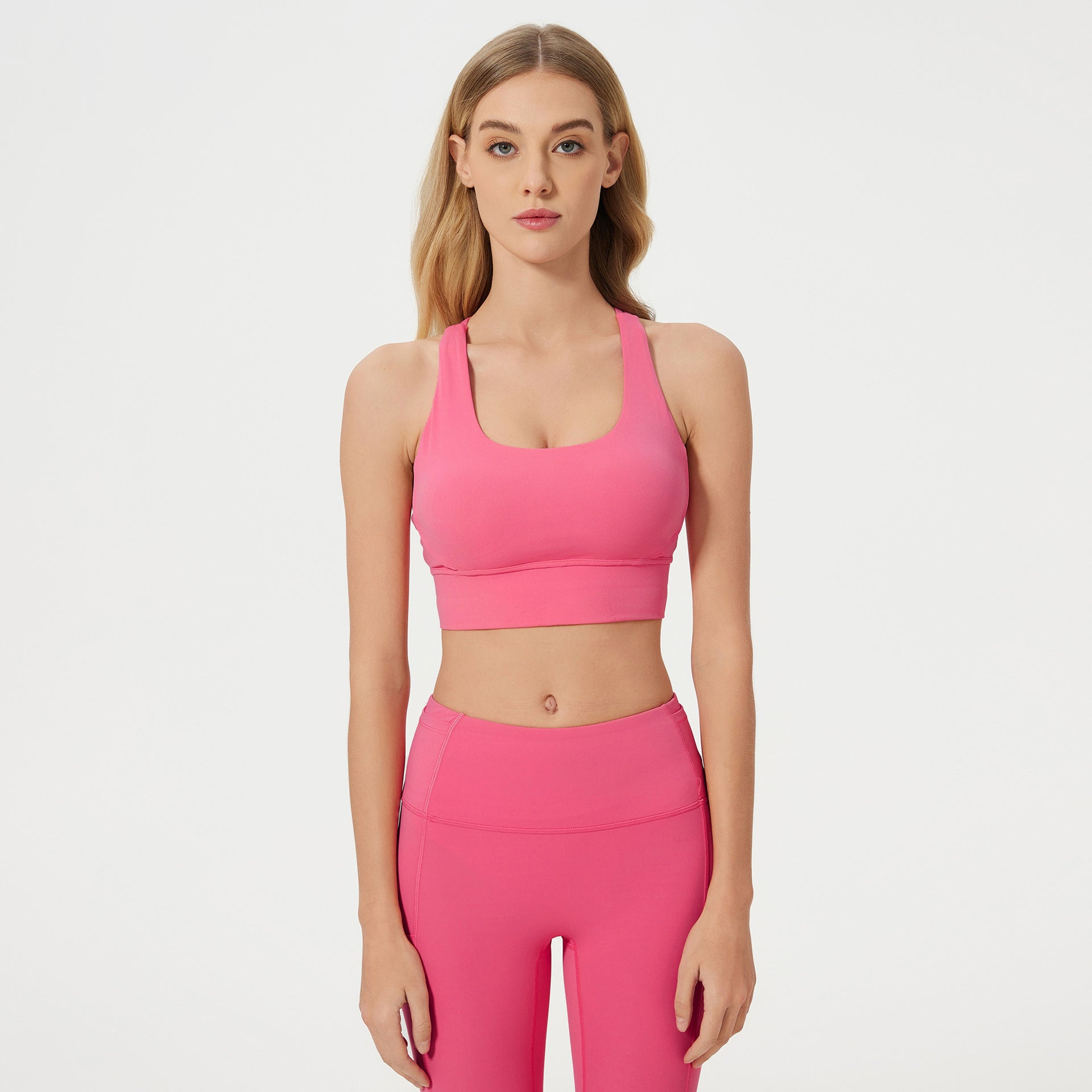 Multi-Strap Crisscross Back Stylish Sports Vest-Multicolor