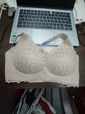 Seamless Wireless Floral Lace Bra