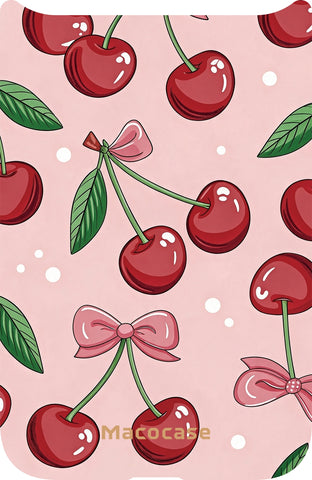 Cherry and Bow Pattern Phone Case