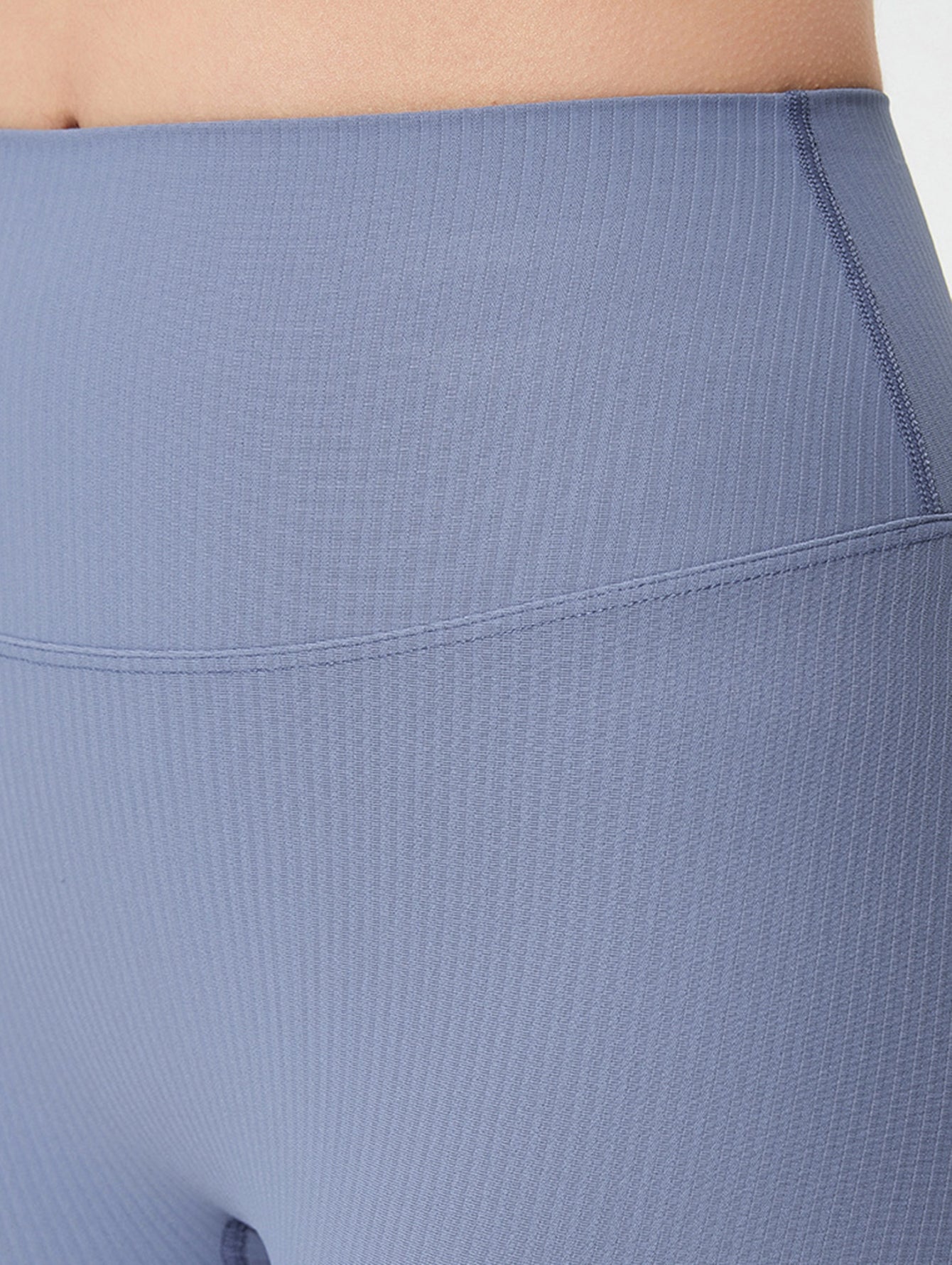 Rond Neck Tank High-Waisted Ribbed Leggings Chic Set-Multicolor