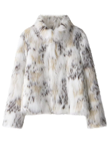 Plush Soft Cropped Faux Fur Coat