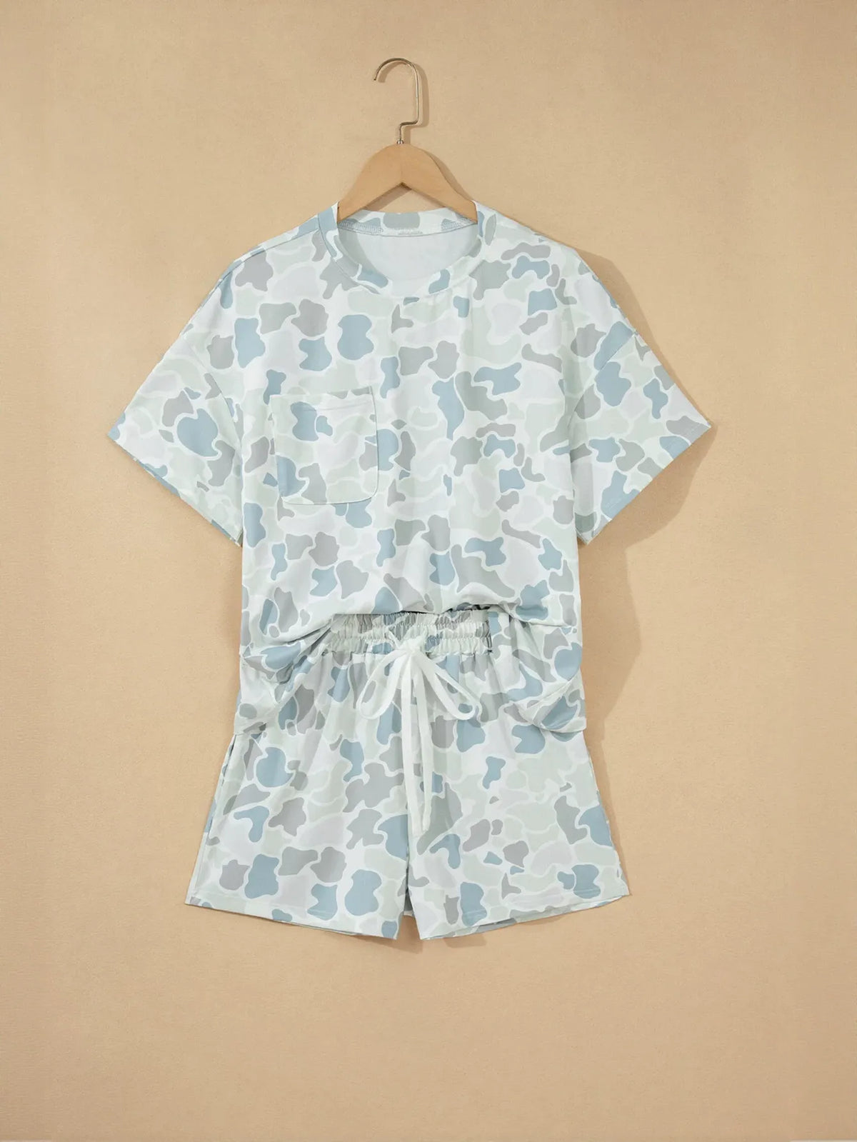 Comfy Camo Print Lounge Short Set