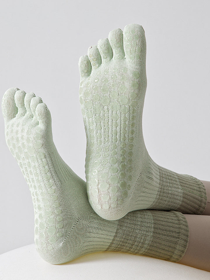 Non Slip Grip Yoga Toe Socks