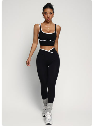 Seamless Sculpting V Waist Workout Set