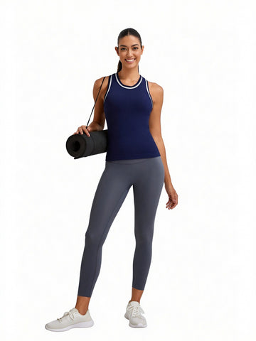 Seamless Ribbed Athletic Tank Top