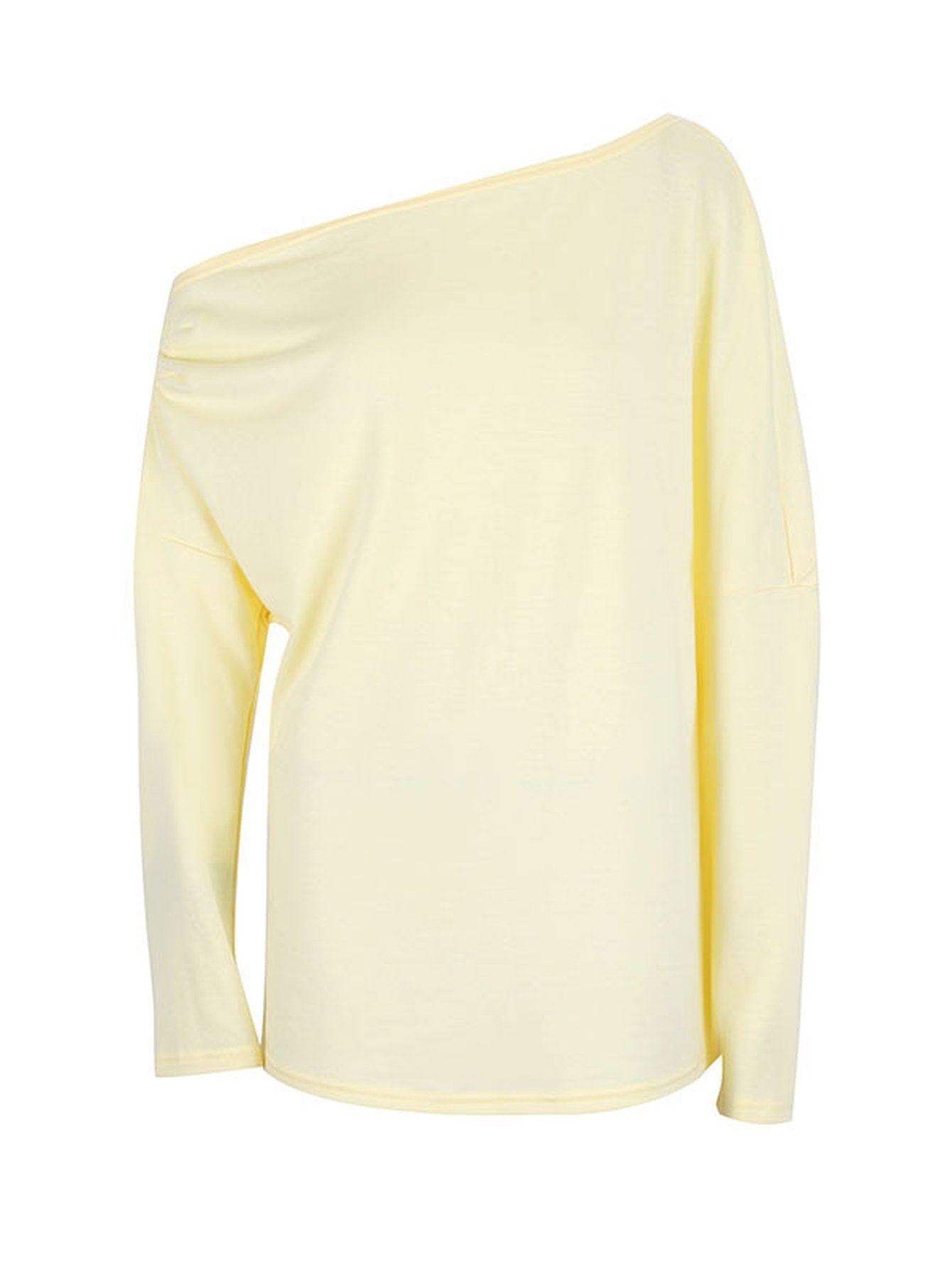 Off Shoulder Oversized Long Sleeve Top