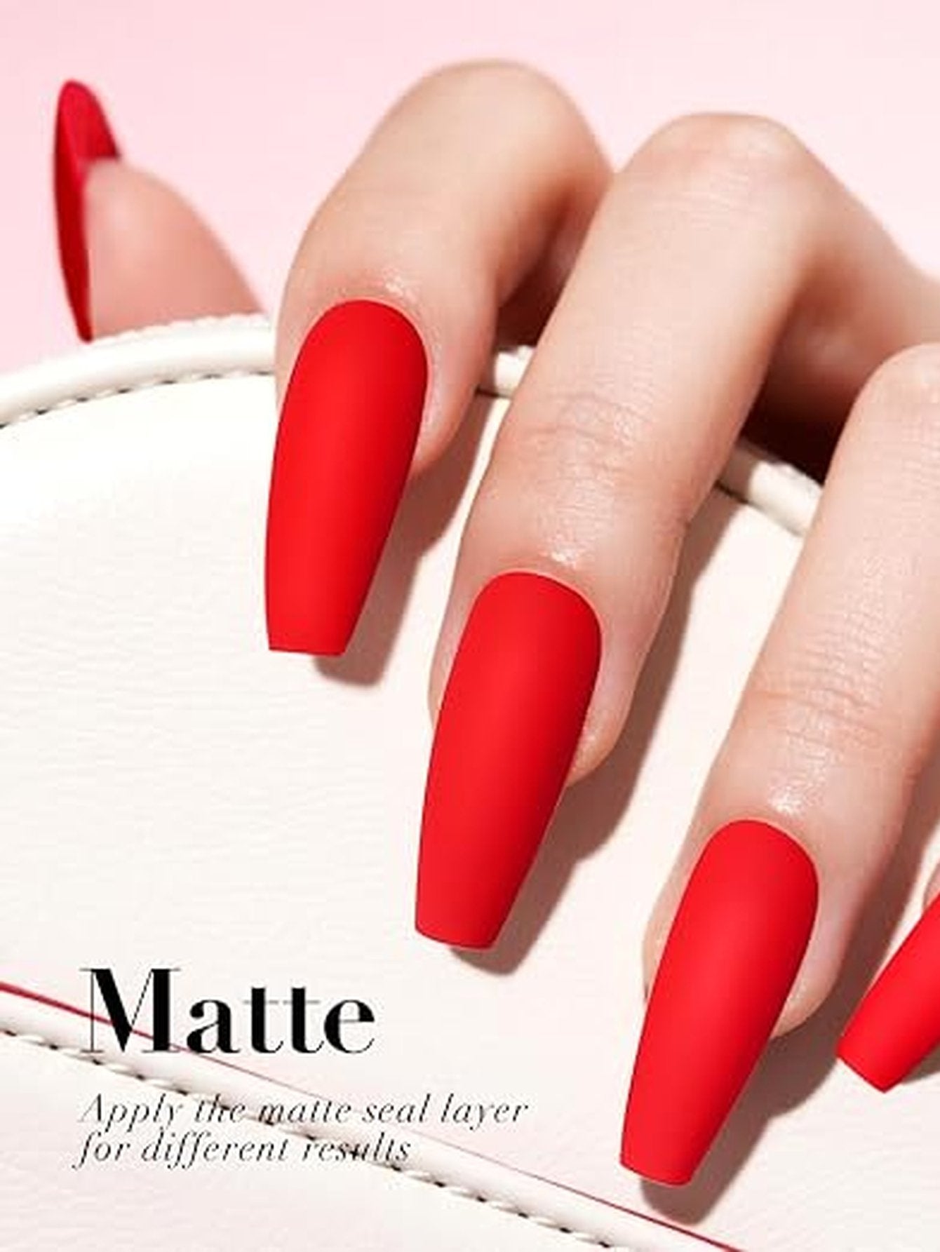 Glossy Vibrant Red Gel Nail Polish