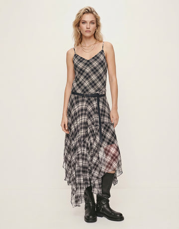 Asymmetrical Hem Cami Dress
