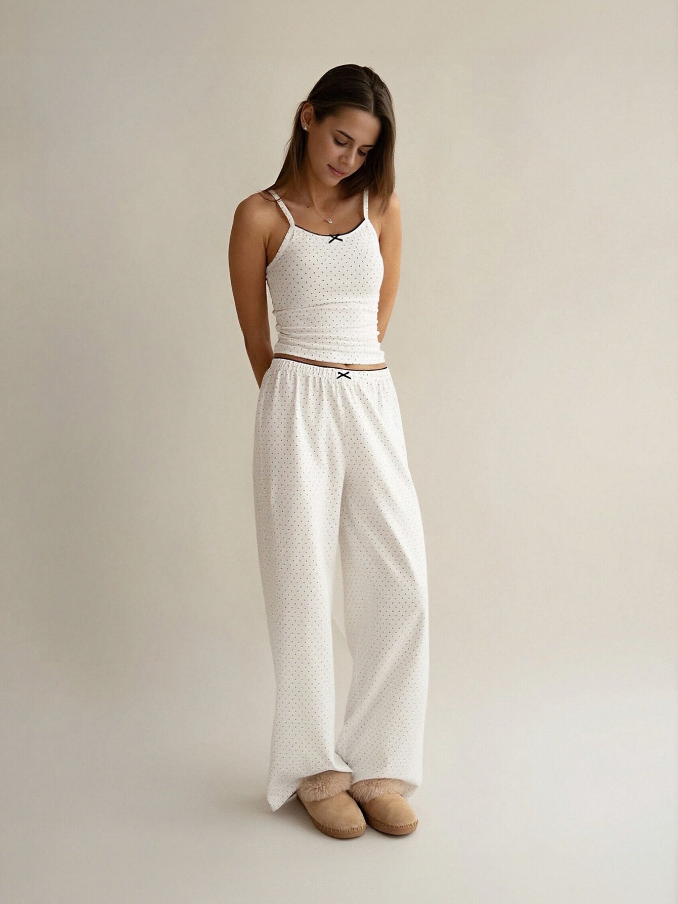 Soft Polka Dot Pajama Set