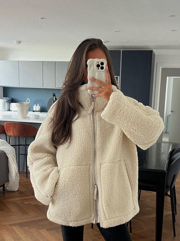 Cozy Fleece Zip Up Jacket