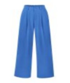 High Waisted Pleated Wide Leg Trousers