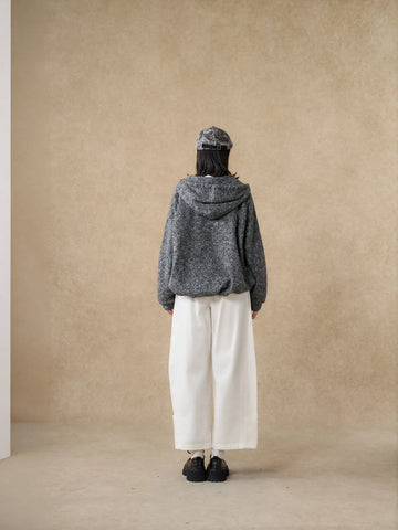 Cozy Fuzzy Zip Up Hoodie Jacket