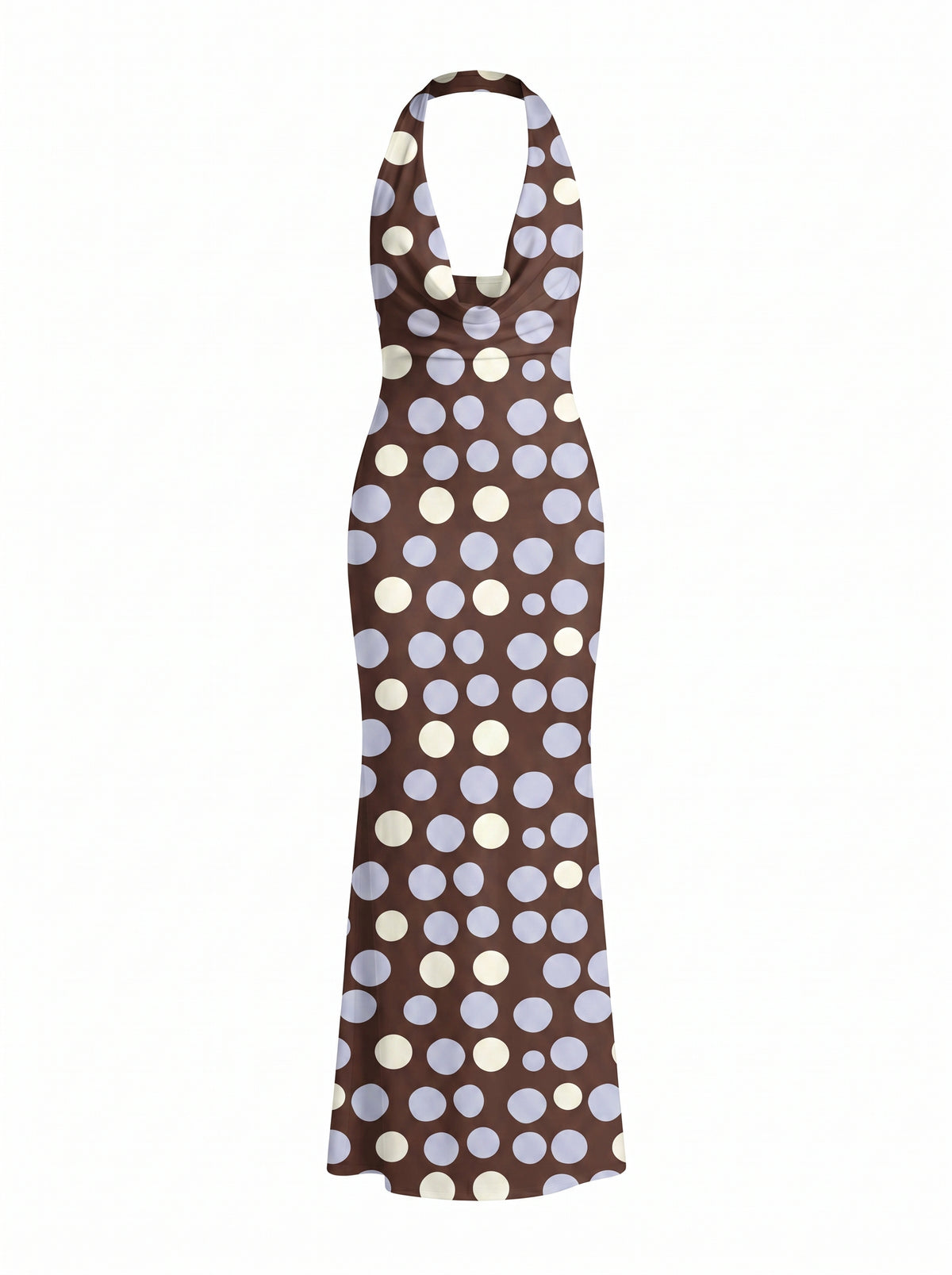 Tinatini Kvinikadze's Polka Dot Print Midi Dress