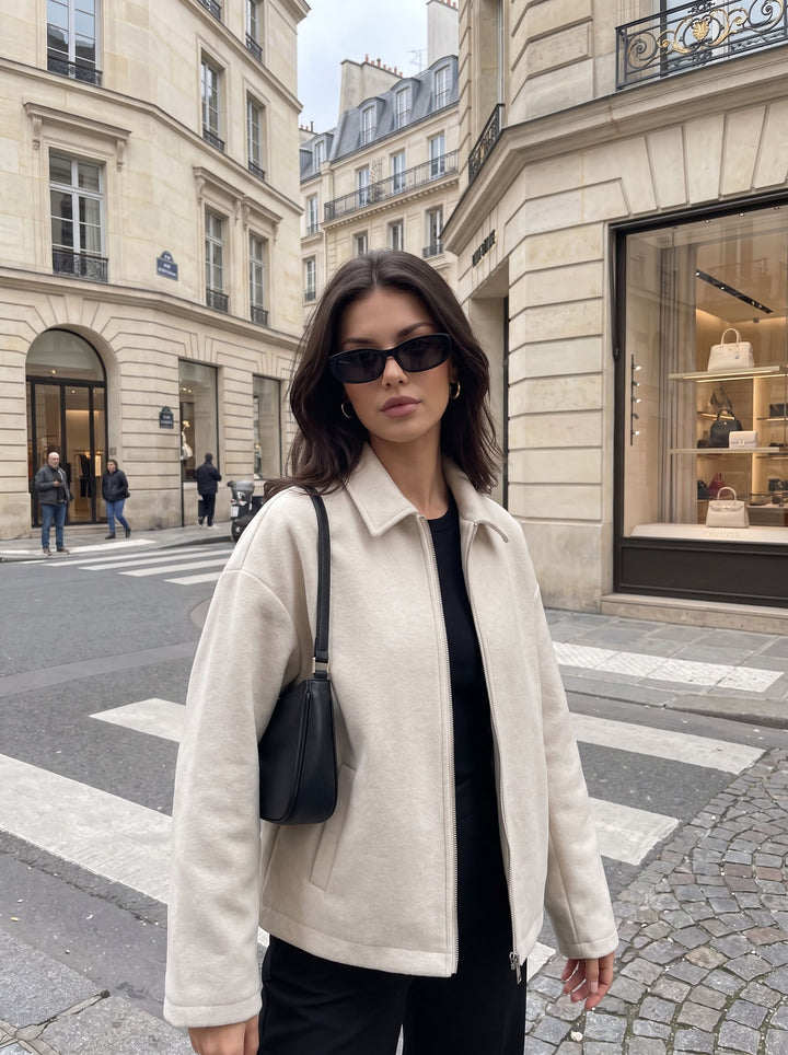 Cozy Oversized Zip Up Jacket
