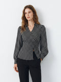 Slim Fit Striped Button Down Shirt