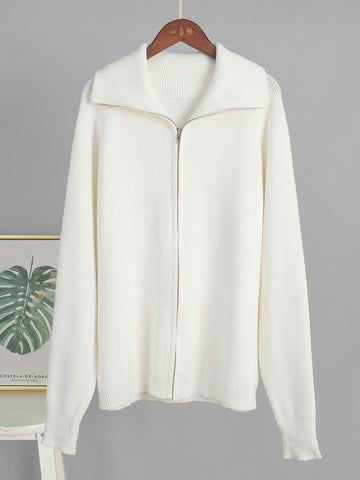 Cozy Ribbed Zip Knit Loungewear Set