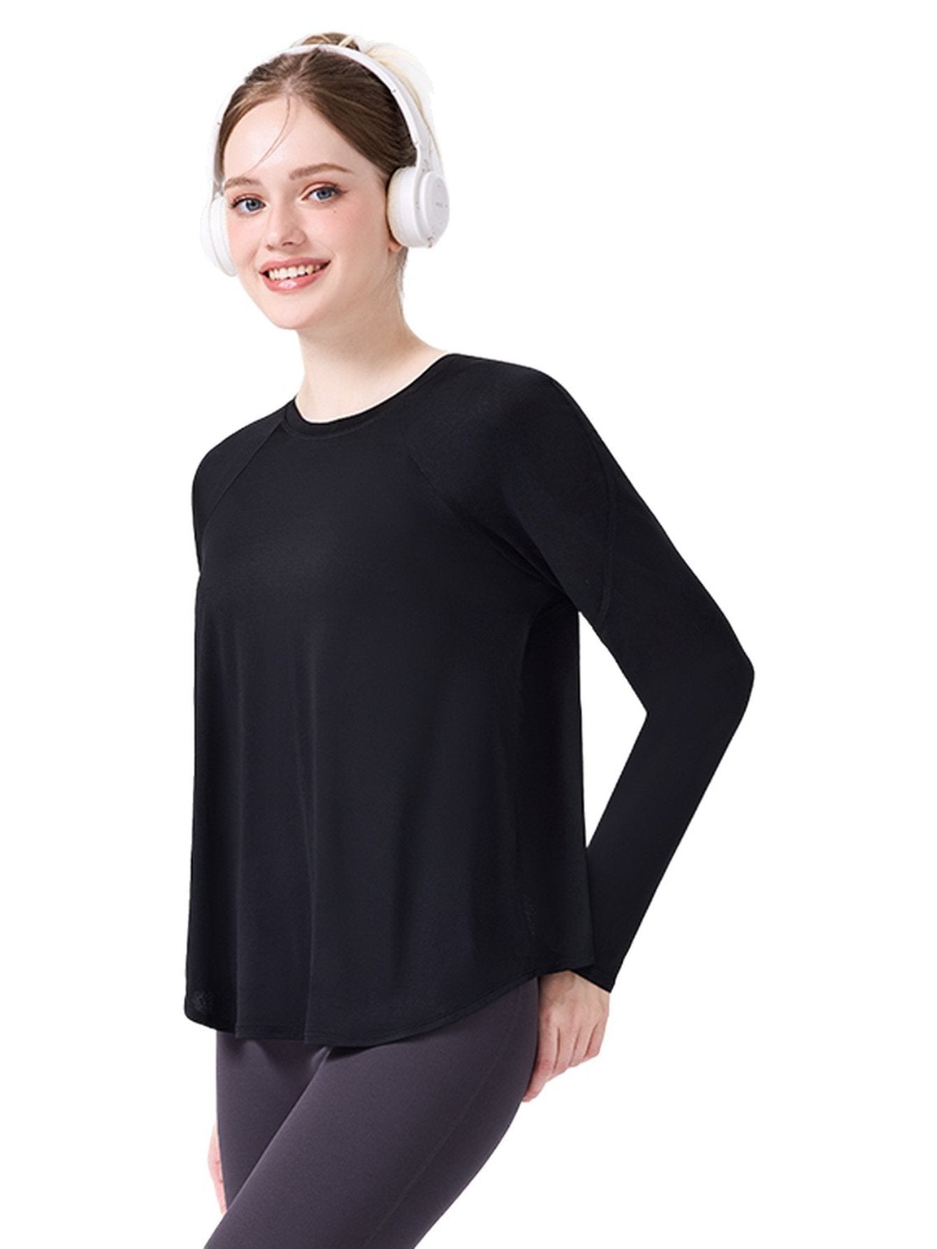 Breathable Lightweight Long Sleeve Workout Tee