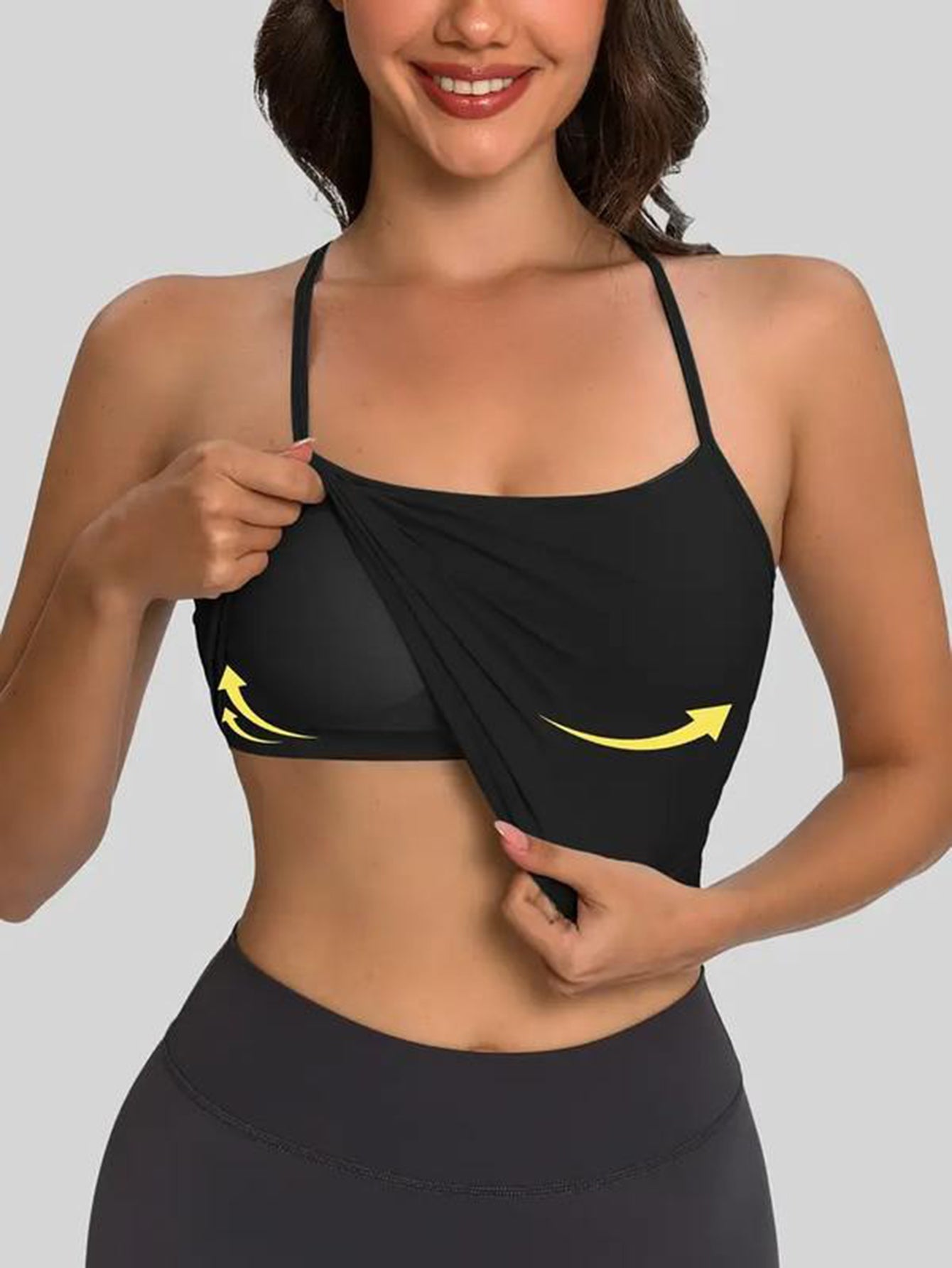 Seamless Racerback Cropped Yoga Tank