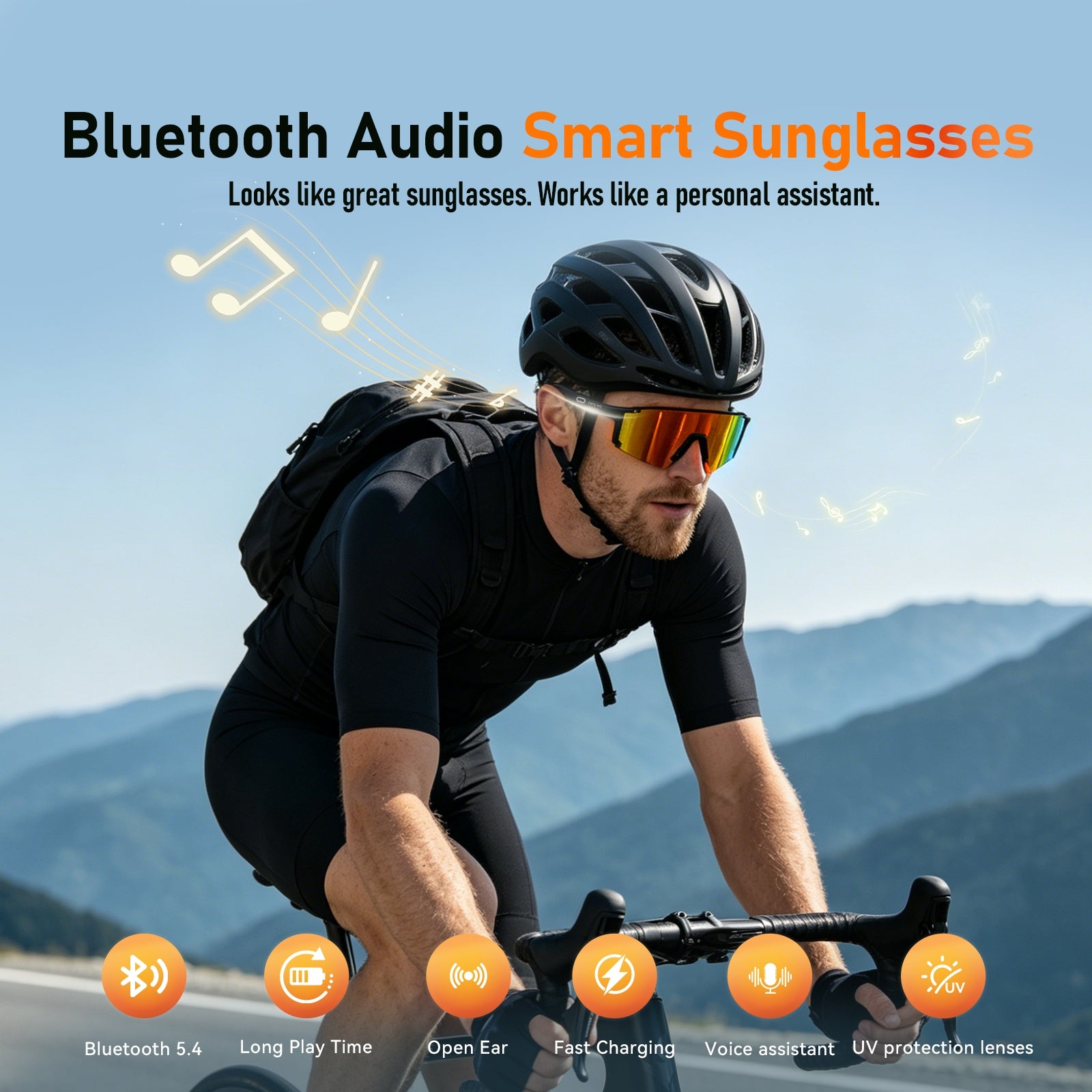 Reflective Shield Sport Cycling Sunglasses
