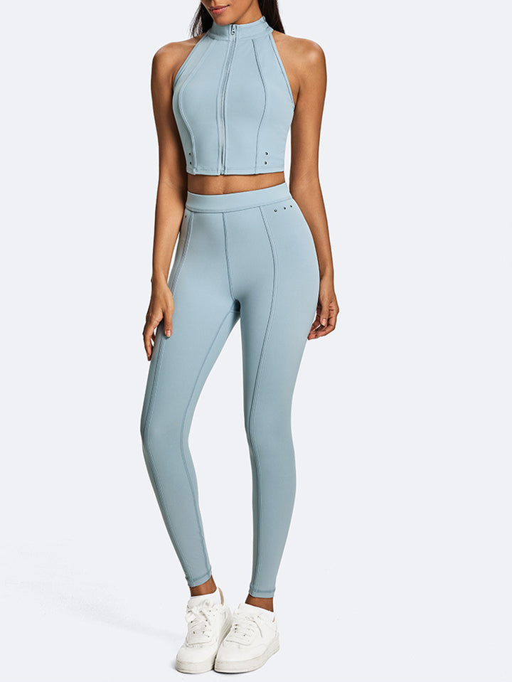Sculpting Zip Front Yoga Set