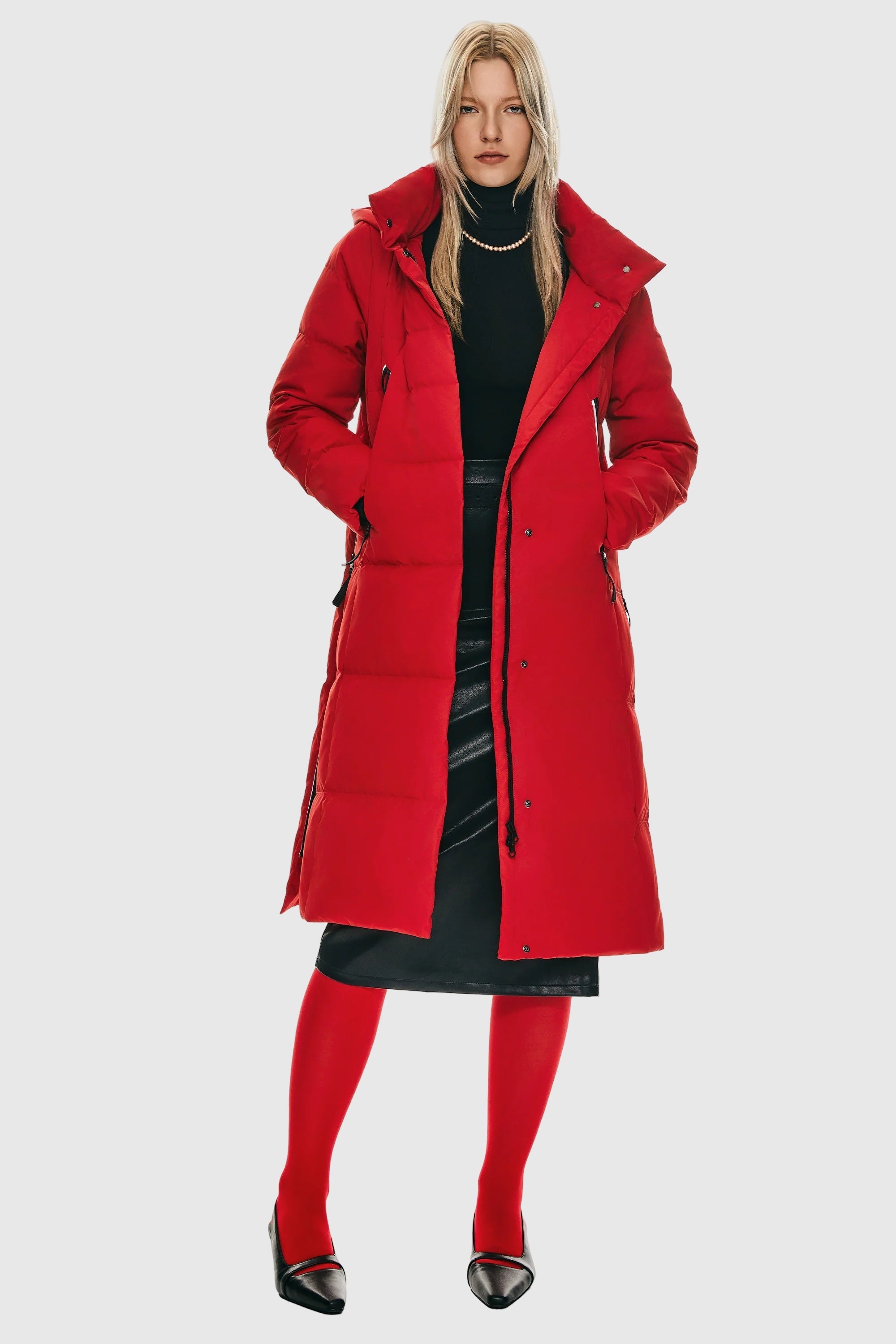 Cozy Hooded Long Puffer Coat