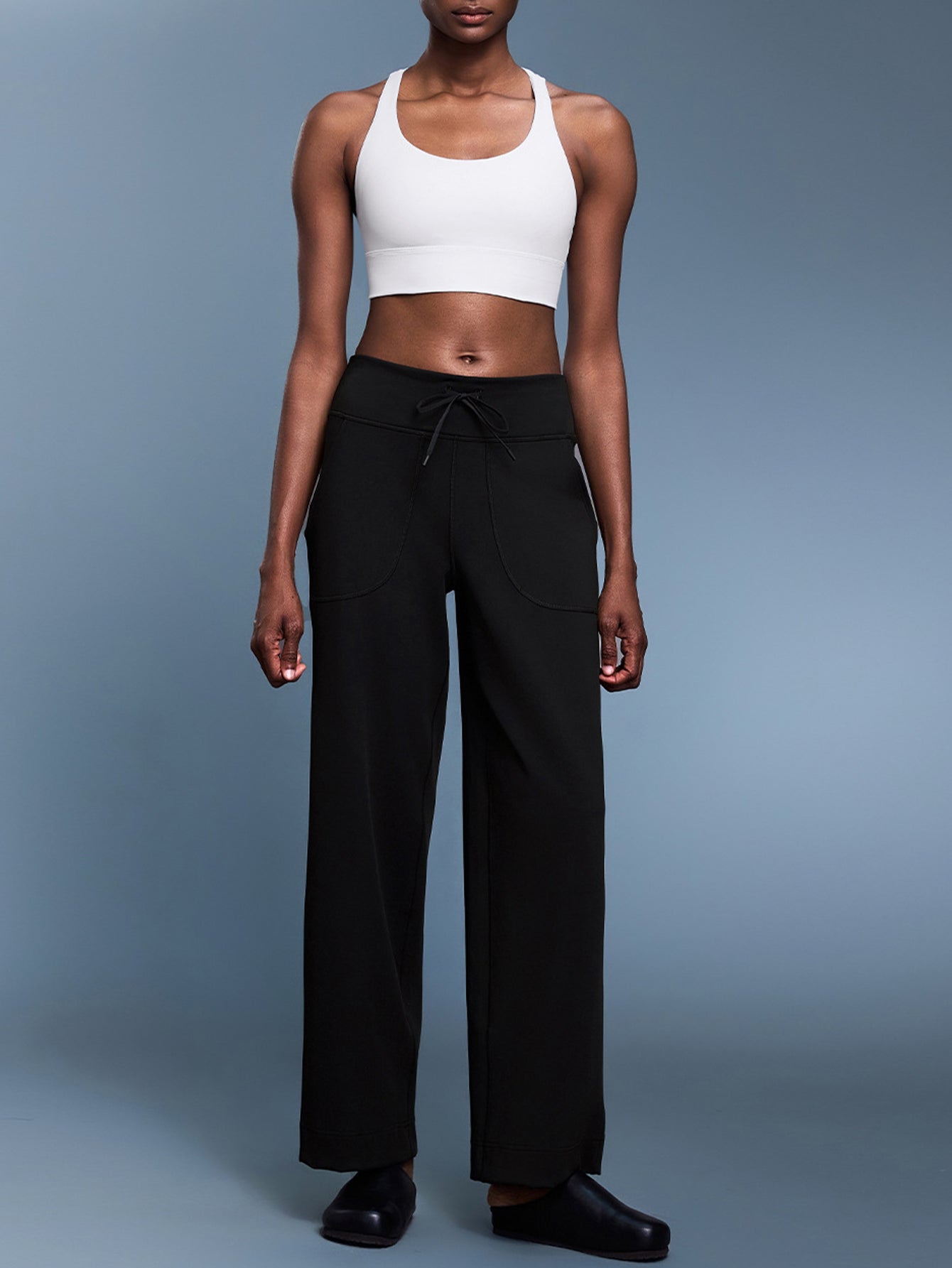 Sweat-Wicking Crisscross Back Sports Vest-Multicolor