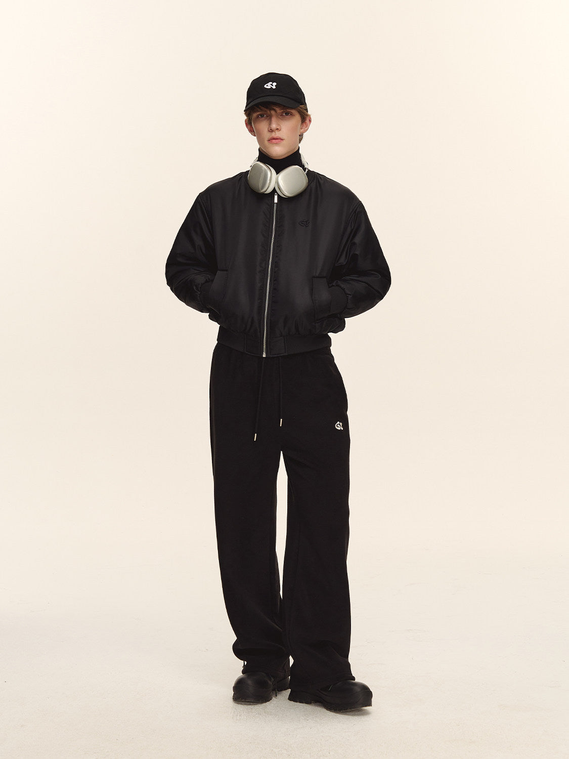 Oversized Padded Bomber Jacket