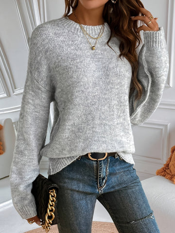 Cozy Oversized Soft Knit Pullover Sweater