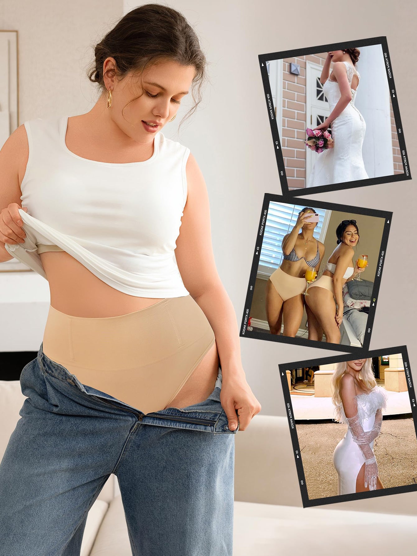 Seamless Tummy Control Shaping Briefs