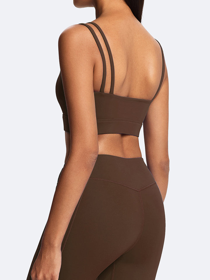 Asymmetric Strappy Yoga Tank Top