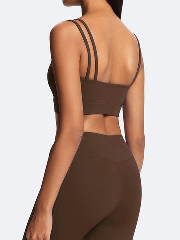 Asymmetric Strappy Yoga Tank Top
