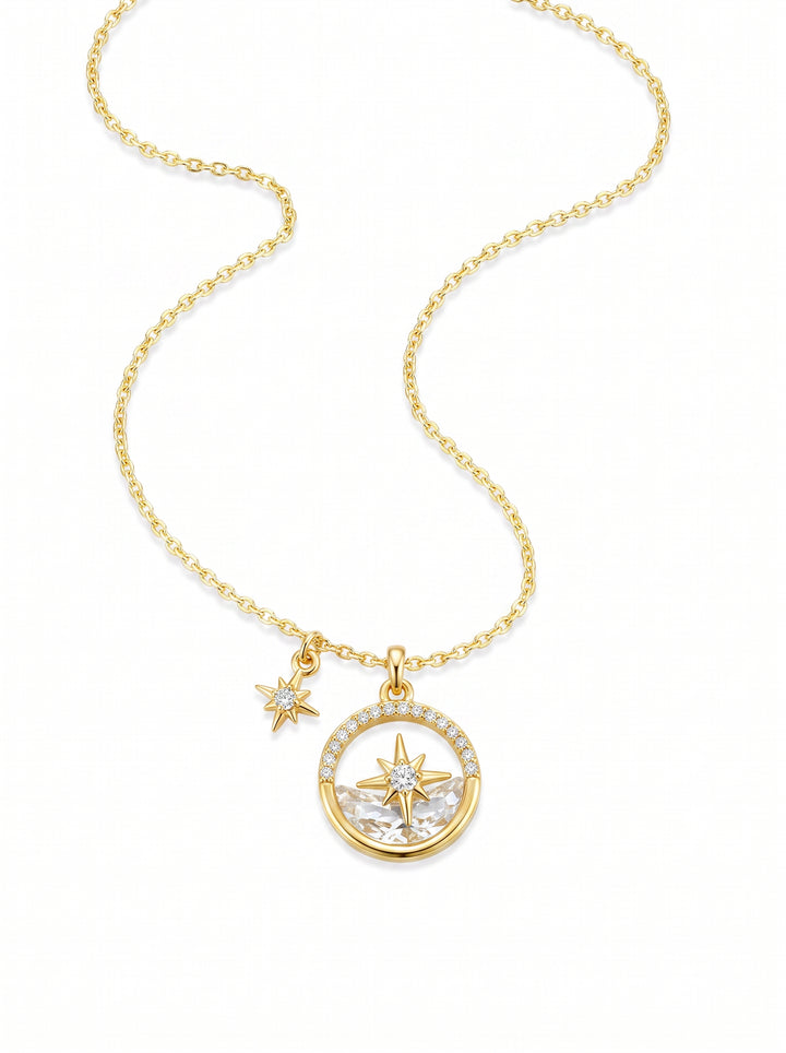 Dainty North Star Gold Necklace