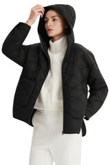 Lightweight Quilted Hooded Puffer Jacket