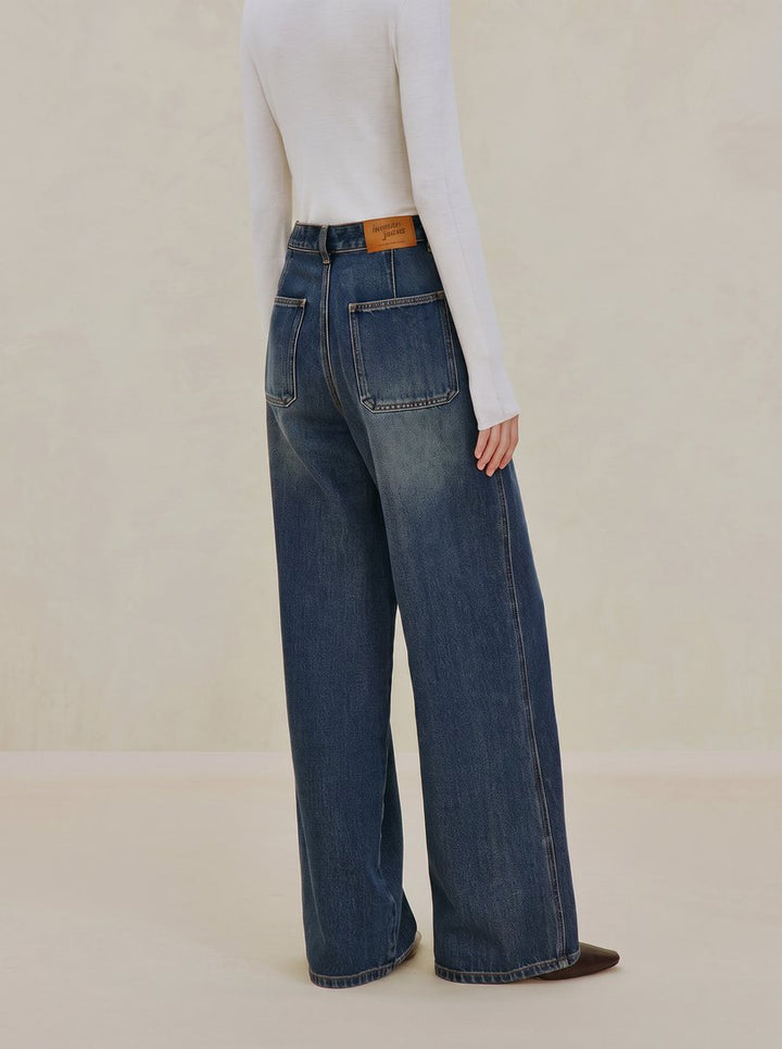High Waisted Wide Leg Jeans