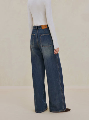 High Waisted Wide Leg Jeans