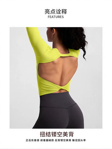 Seamless Buttery Soft Long Sleeve Yoga Top