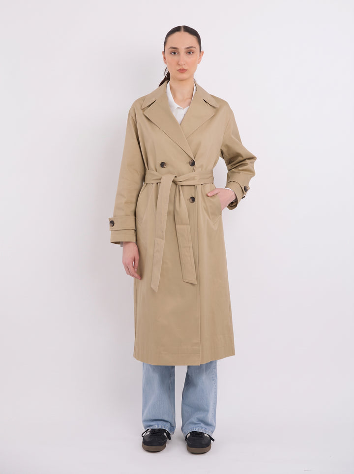 Classic Double Breasted Trench Coat