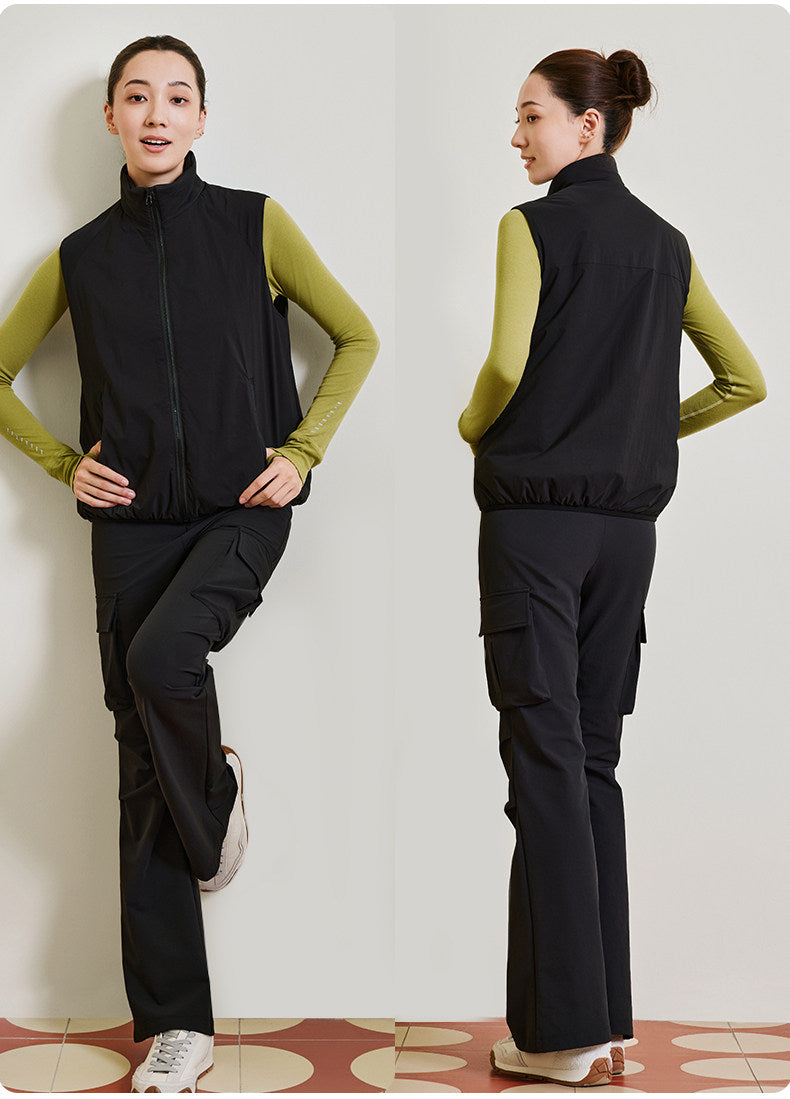 Lightweight Quilted Zip Up Vest
