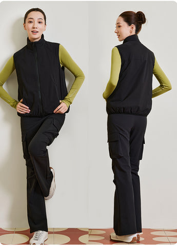 Lightweight Quilted Zip Up Vest