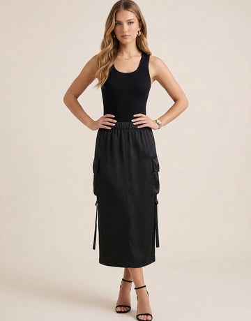Cargo Style Fitted Dress