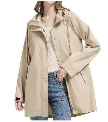 Waterproof Hooded Lightweight Rain Jacket