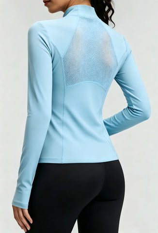 Breathable Mesh Back Yoga Jacket