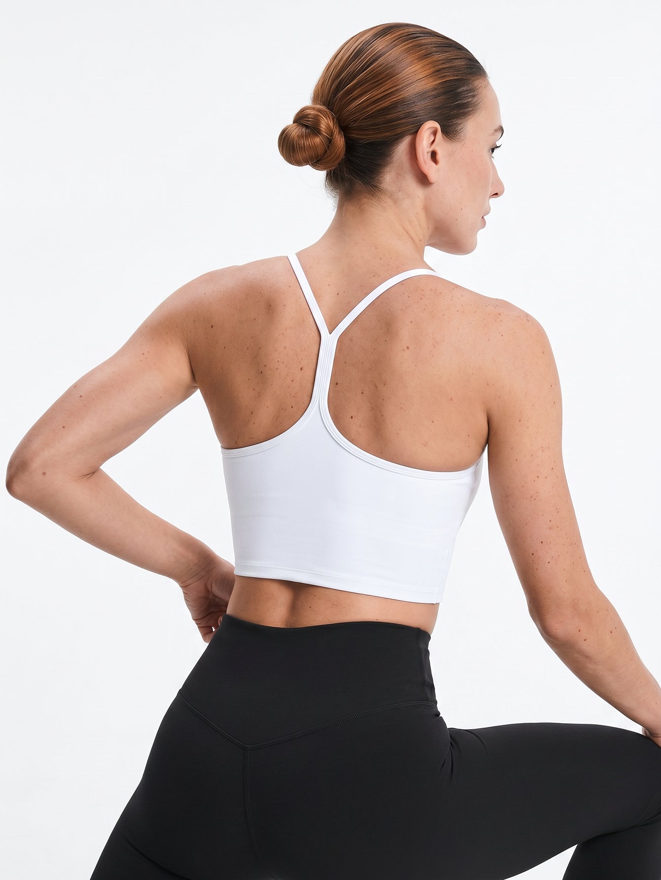 Seamless Racerback Cropped Yoga Tank