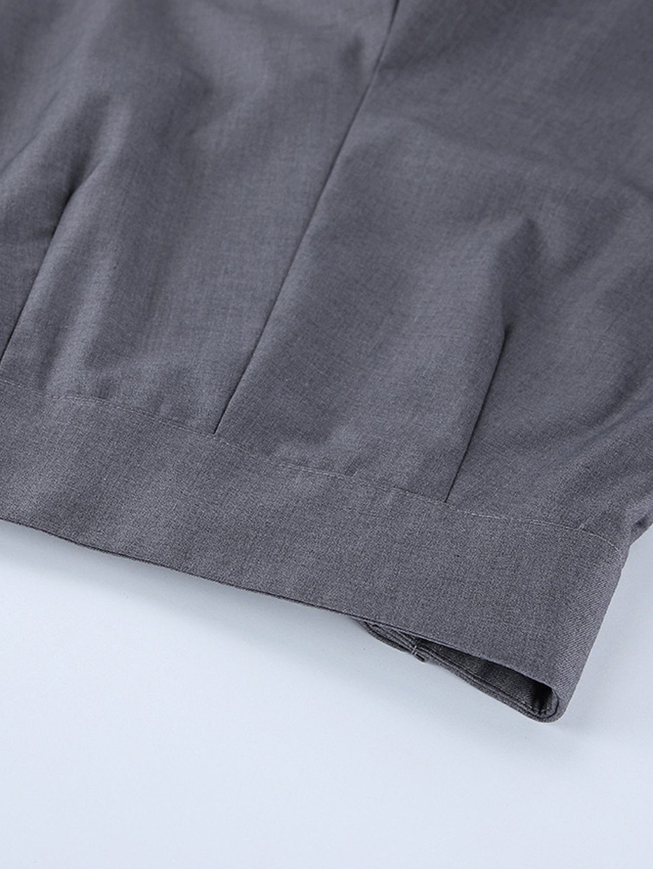 Elegant Draped Crop Trouser Set